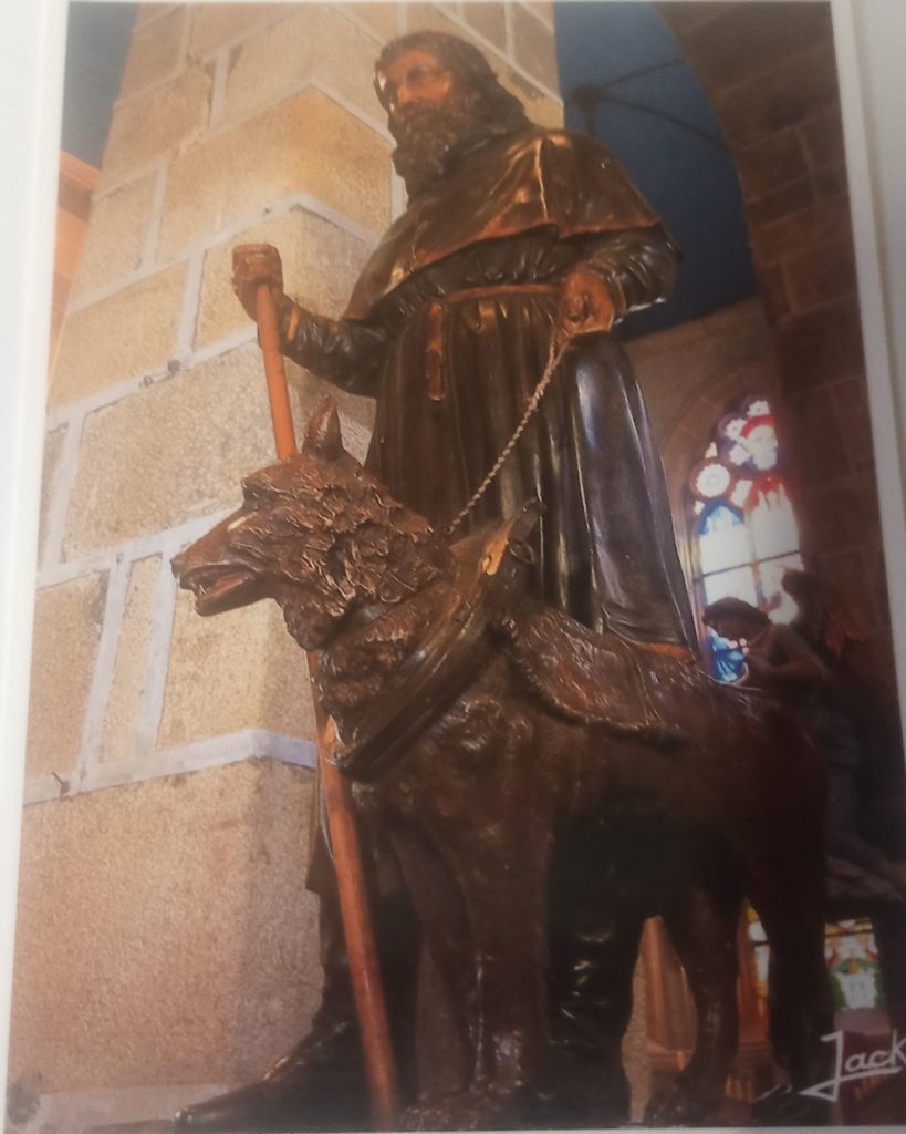 Saint Hervé et son loup